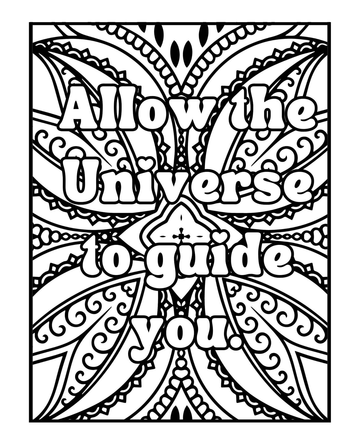 Be The Energy You Want To Attract - A Law Of Attraction Adult Coloring Book
