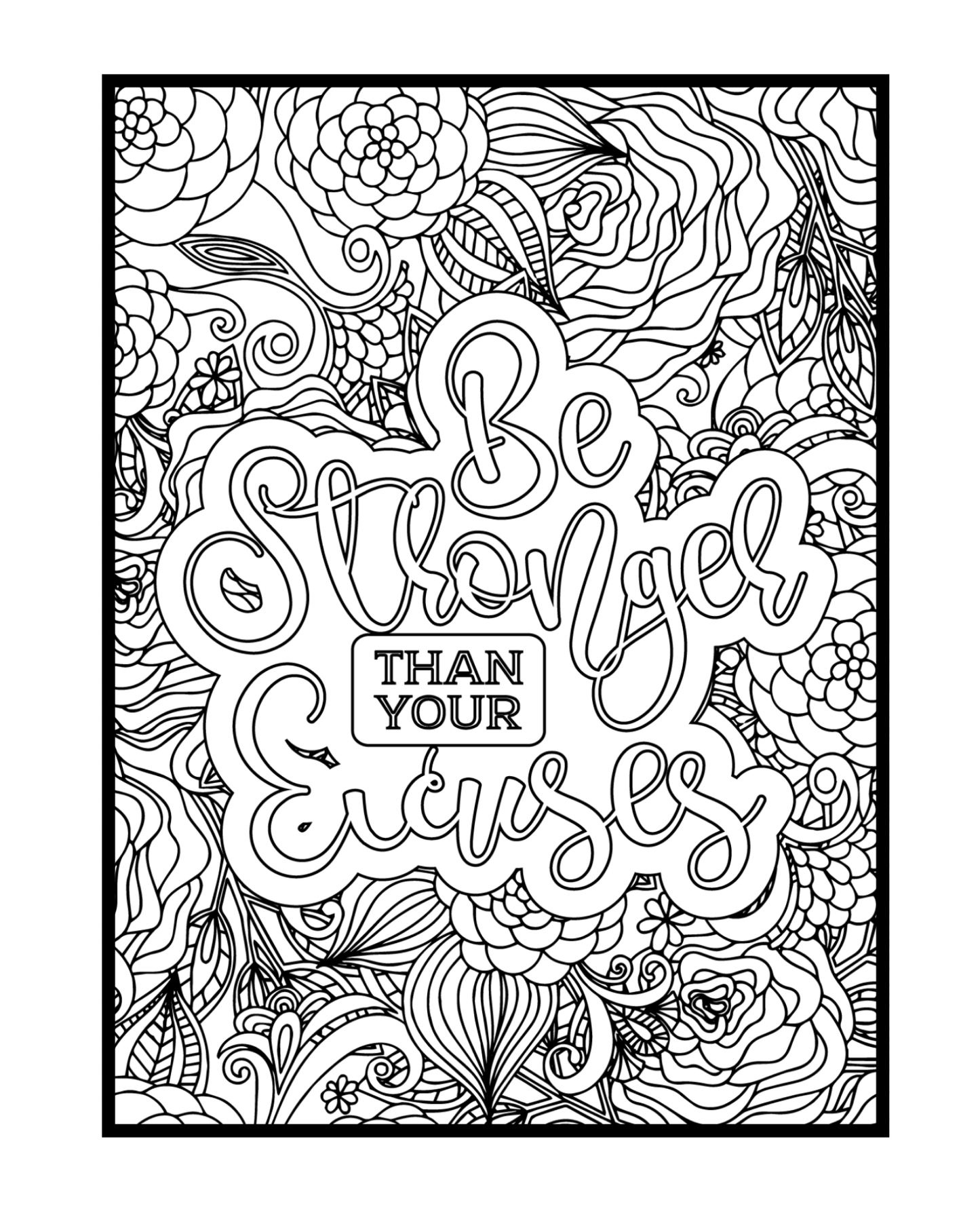 Positive Energy - Adult Coloring Book