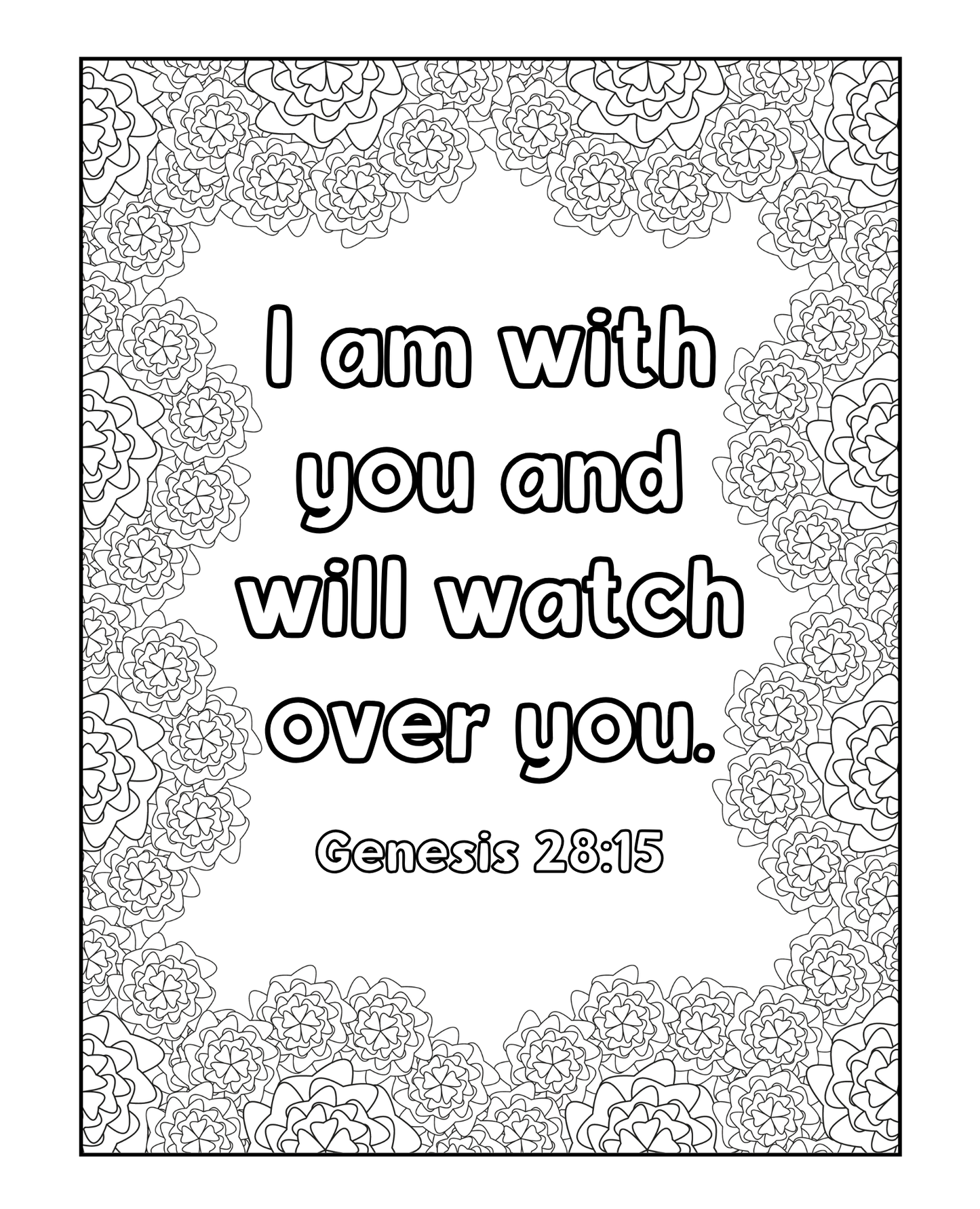 Trust God - Adult Scripture Coloring Book