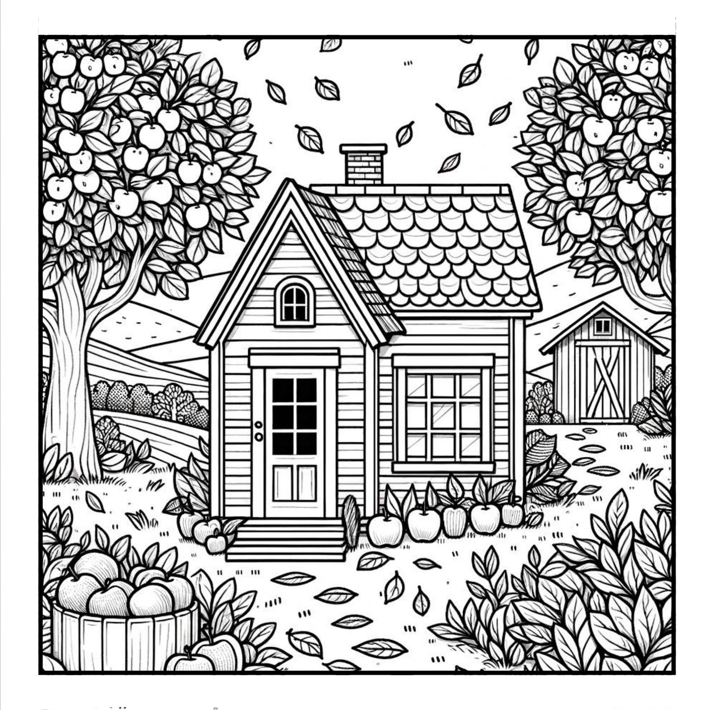 Tiny House Dreams - Adult Coloring Book