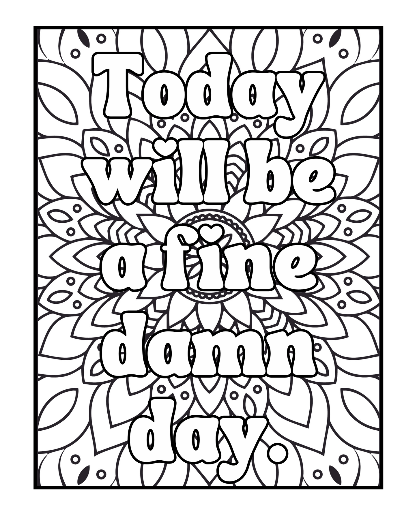 I Swear Because I Care Volume Two - A Sweary Adult Coloring Book