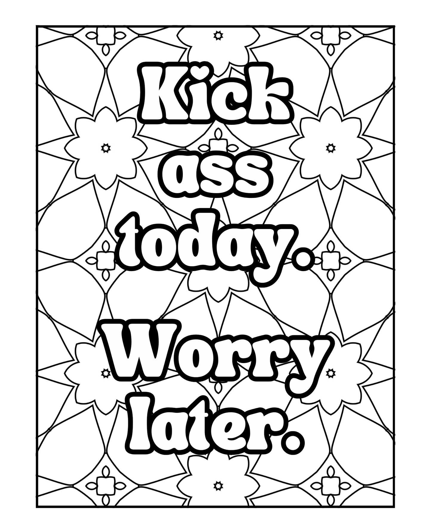 I Swear Because I Care Volume Four - A Sweary Adult Coloring Book