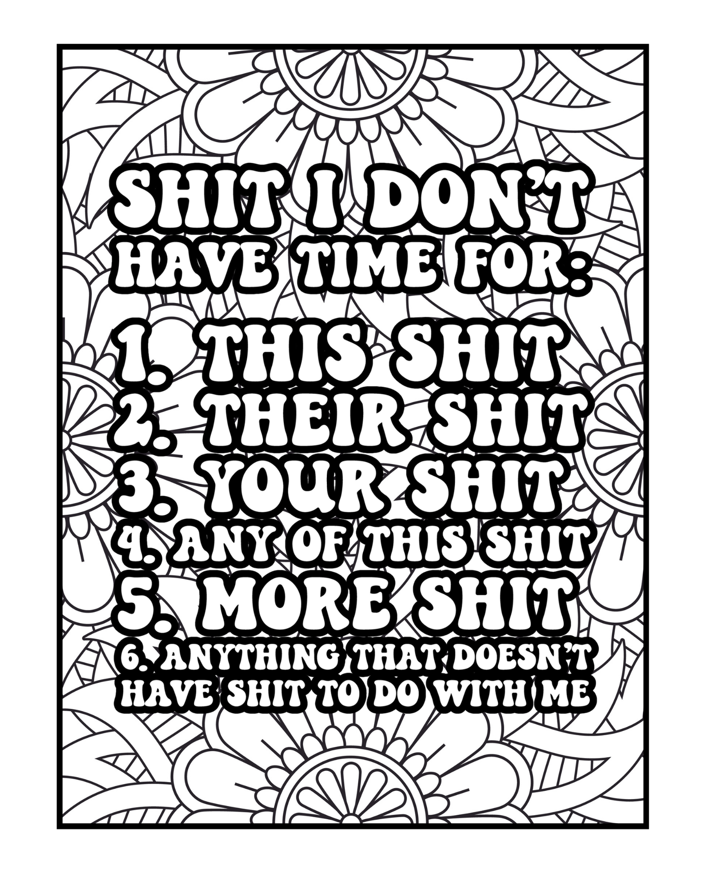 I Swear Because I Care Volume Three - A Sweary Adult Coloring Book