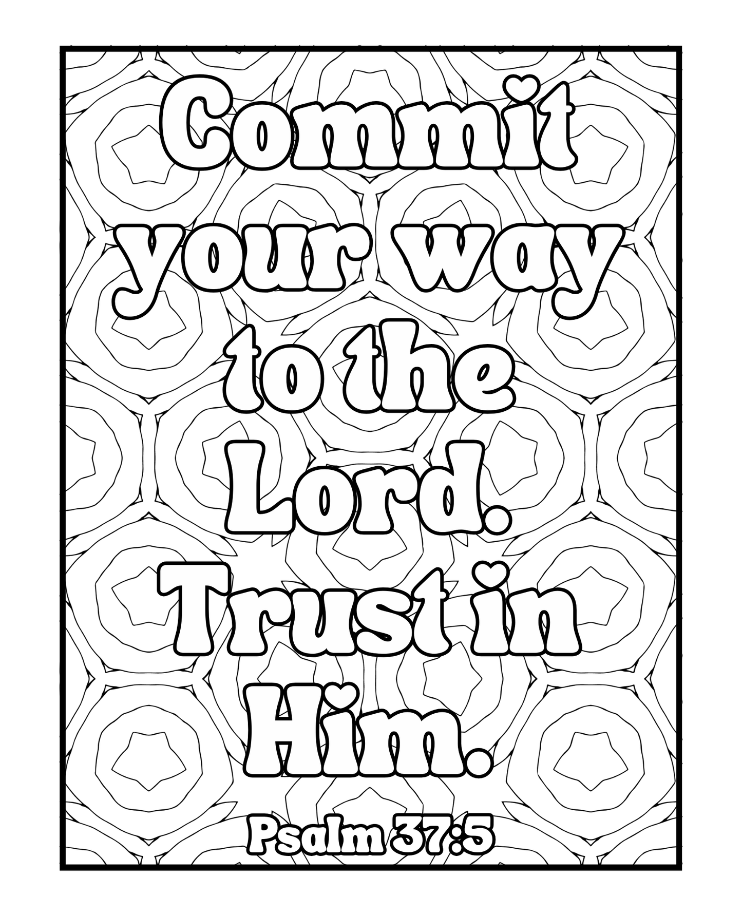 Walk By Faith Volume Three - Adult Scripture Coloring Book
