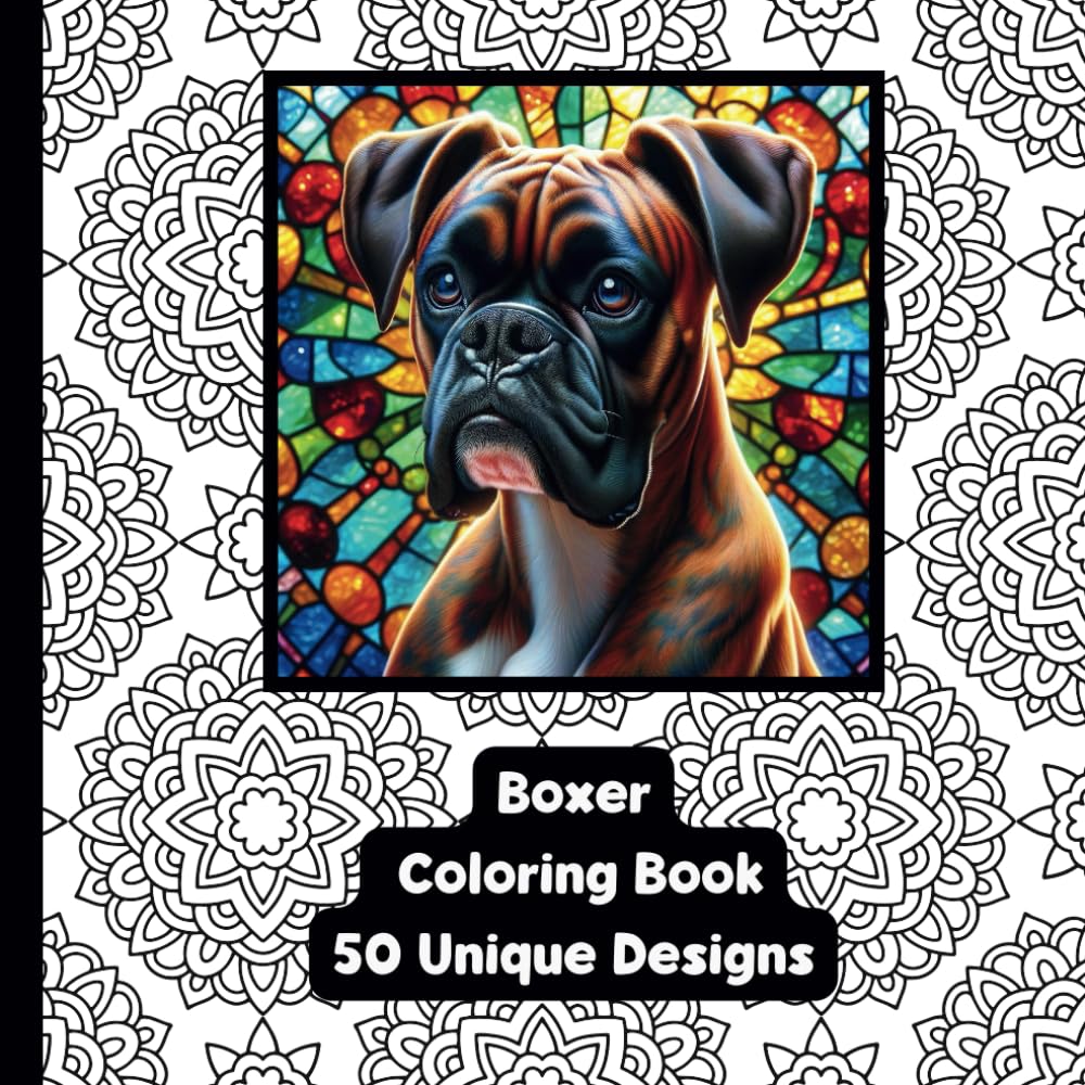 Boxer - Adult Coloring Book