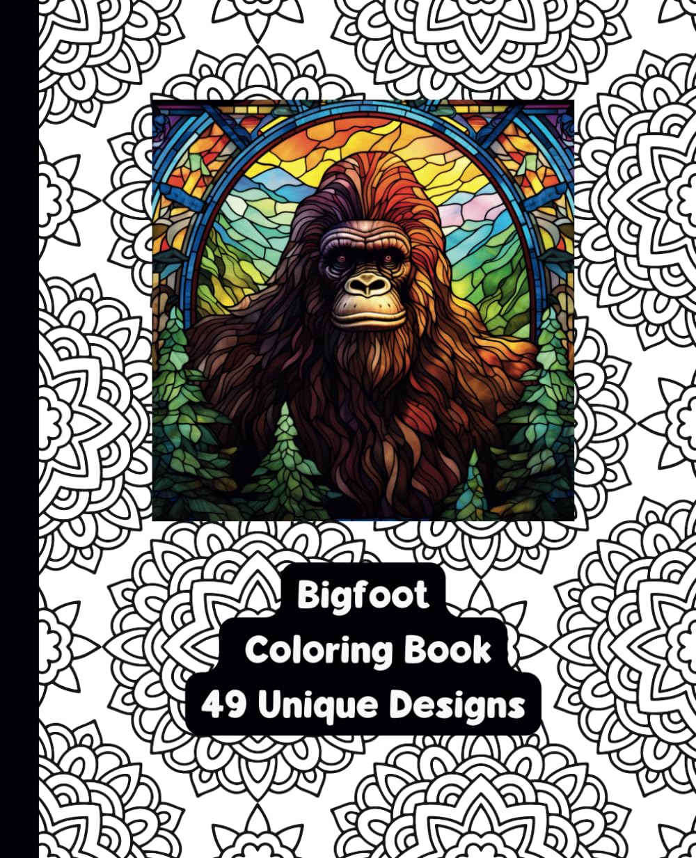 Bigfoot/Sasquatch - Adult Coloring Book