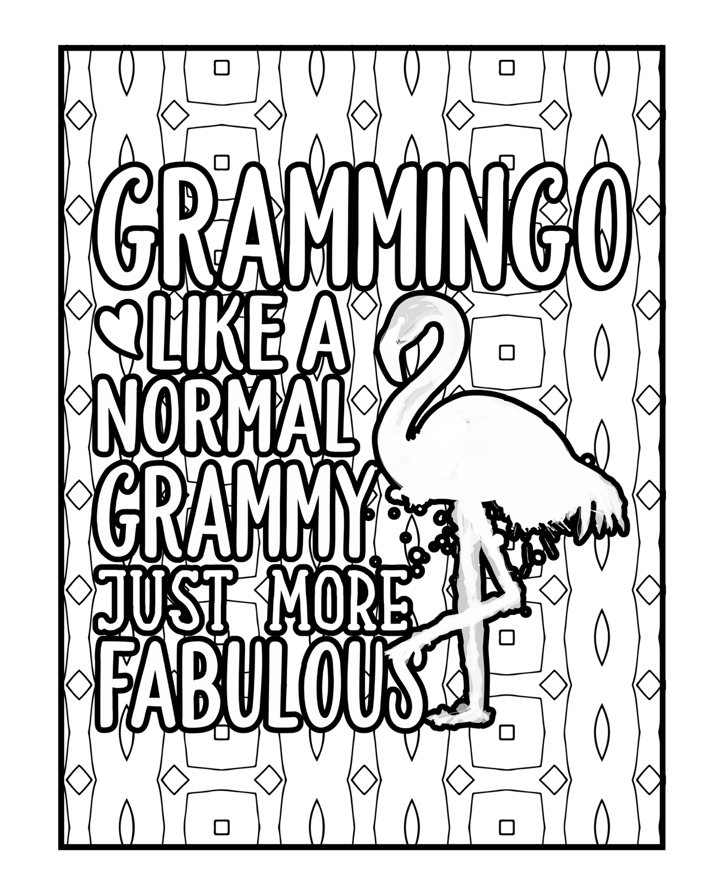 Celebrating Grammy - Adult Coloring Book