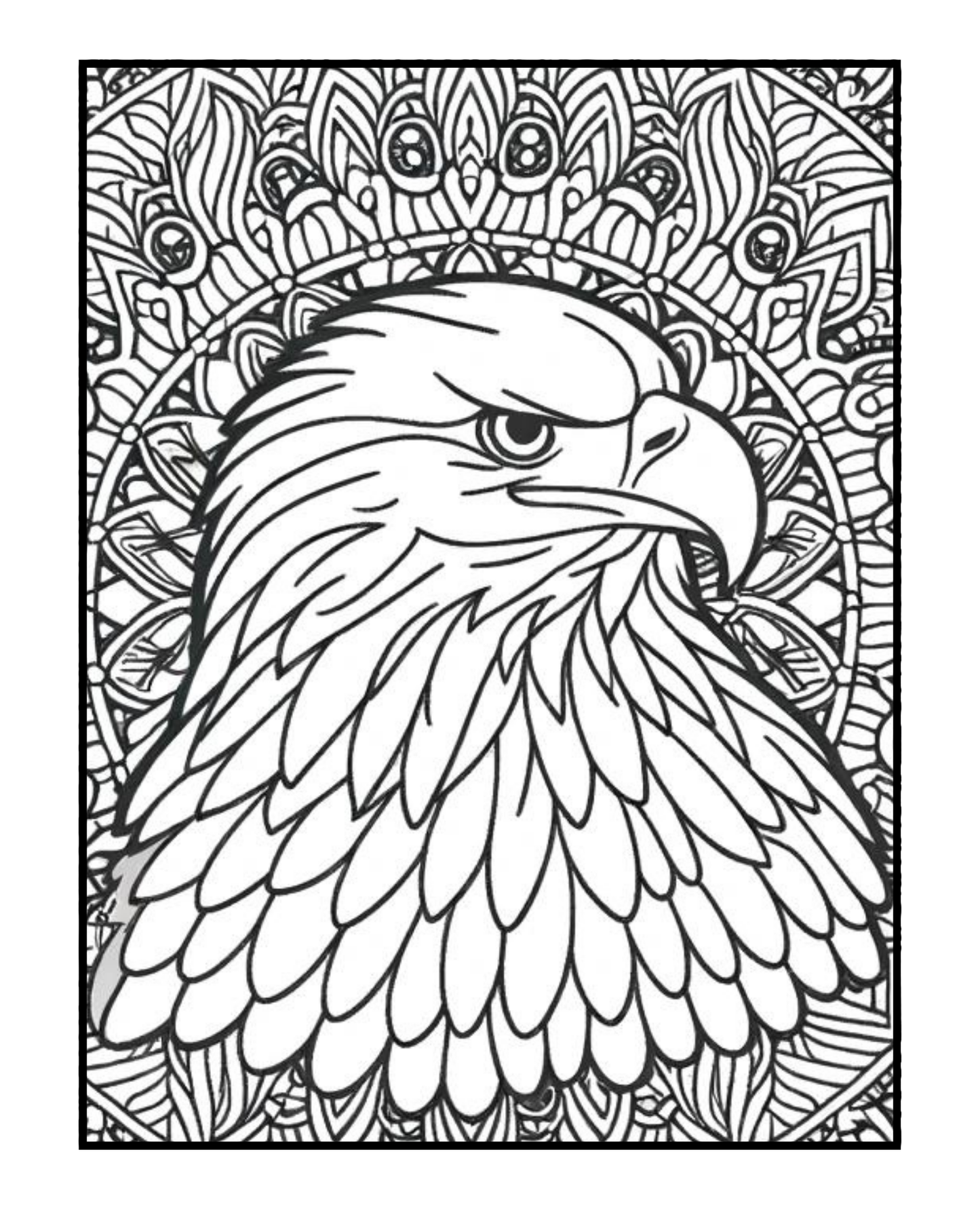 Bald Eagle - Adult Coloring Book
