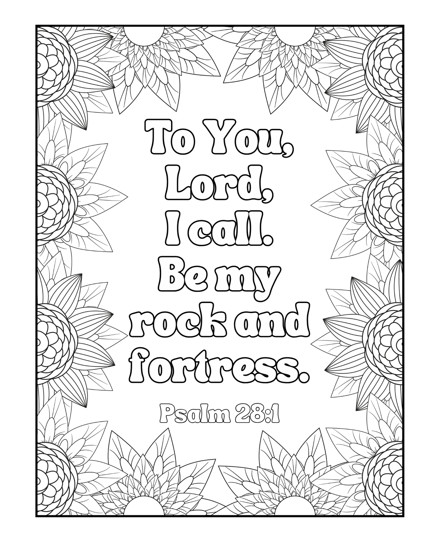 Walk By Faith: The Psalms - An Inspirational Coloring Book