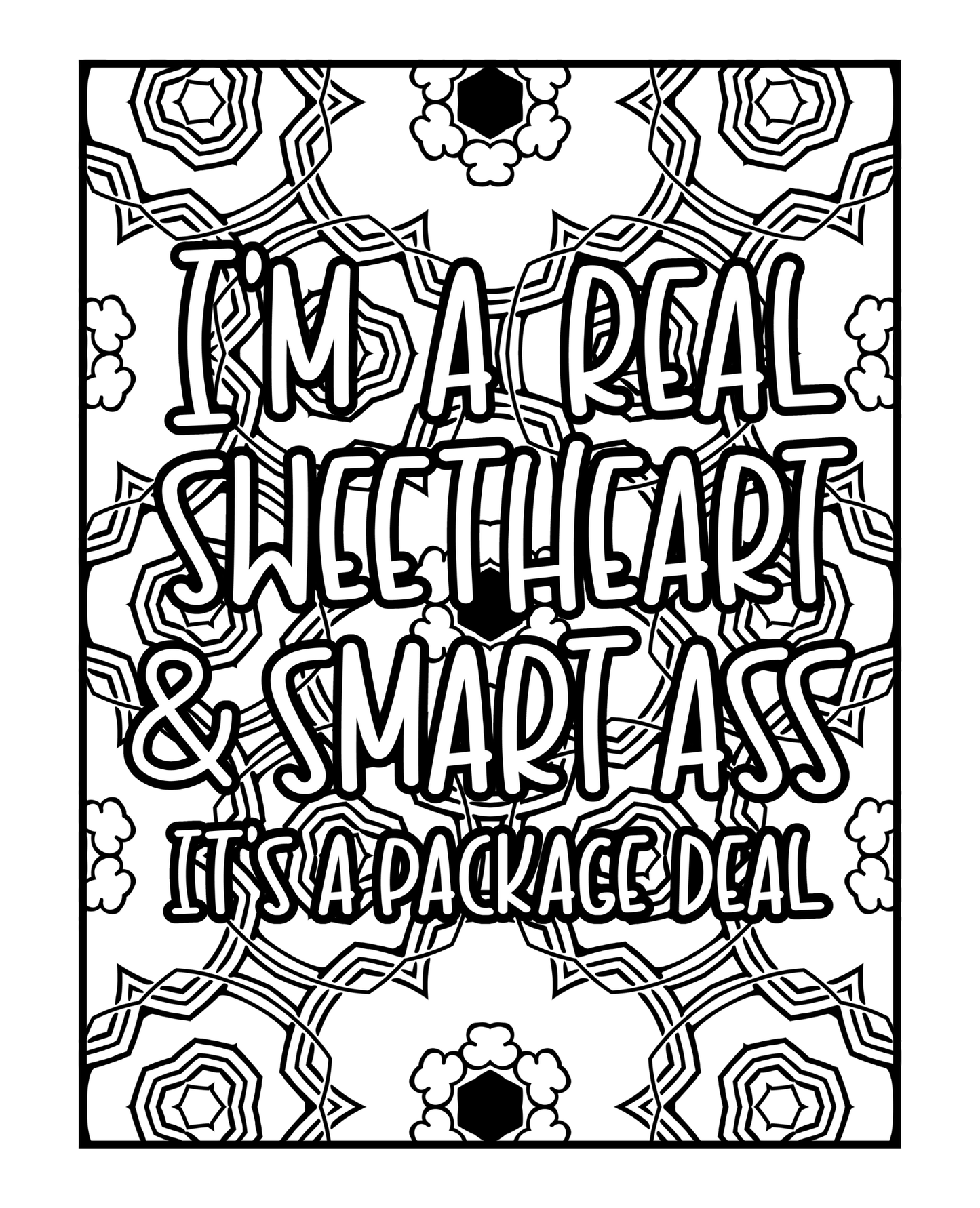 I Swear Because I Care Volume Three - A Sweary Adult Coloring Book