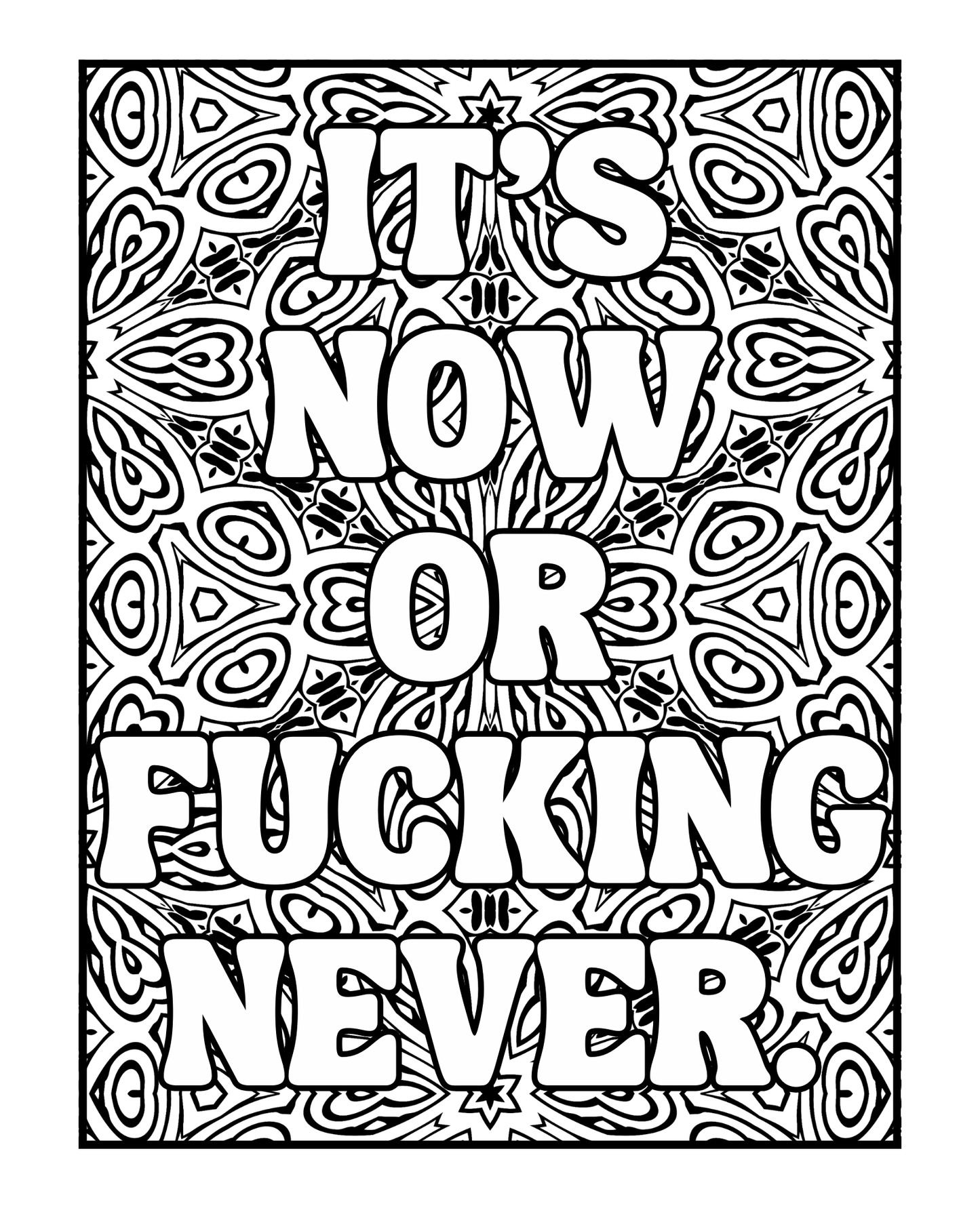 I Swear Because I Care Volume Two - A Sweary Adult Coloring Book