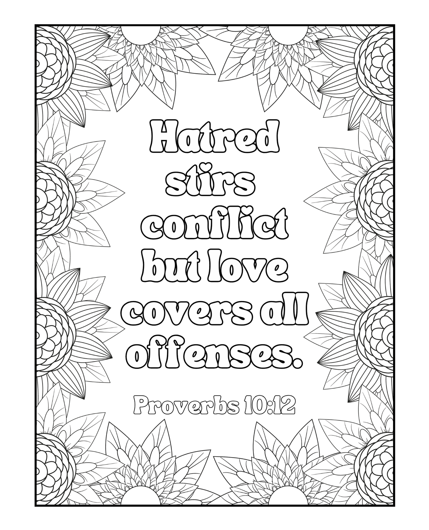 Walk By Faith: The Proverbs - An Inspirational Coloring Book
