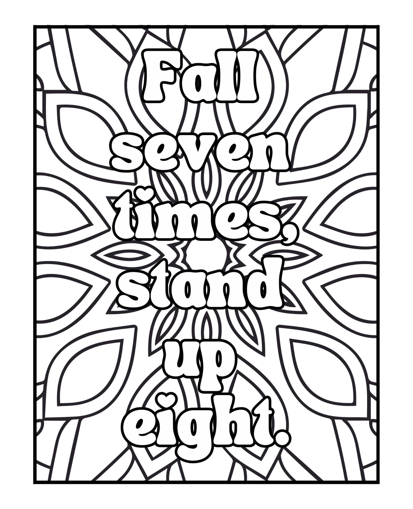 Recovery Mode: ON - Adult Coloring Book