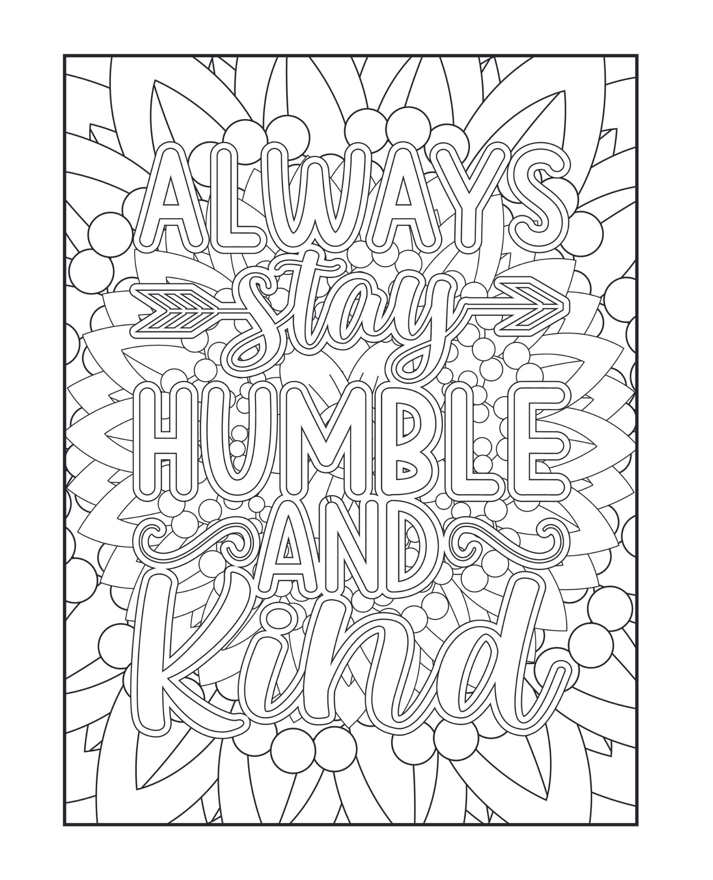Kindness Is My Superpower - Adult Coloring Book