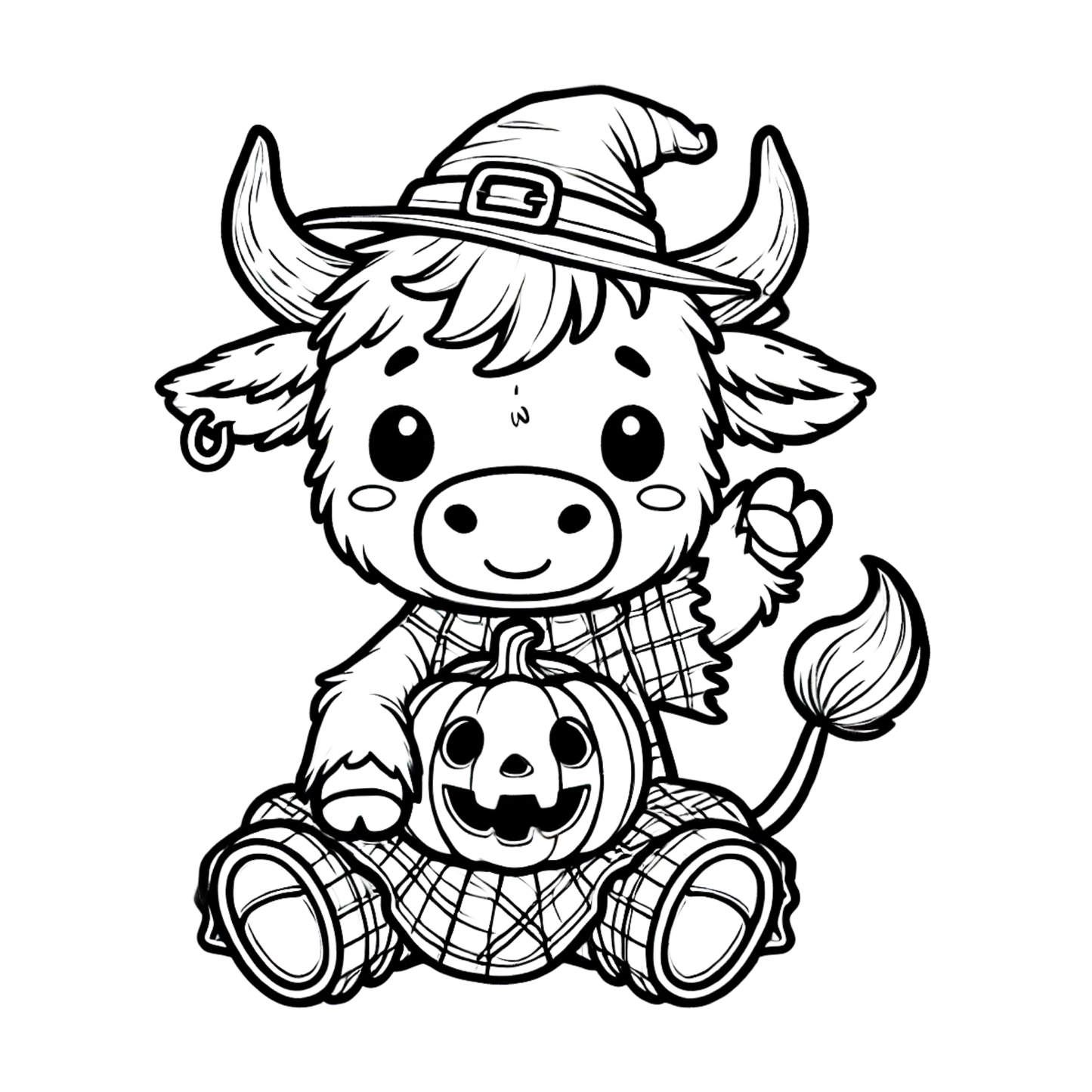 Cutesy Cows - Adult Coloring Book