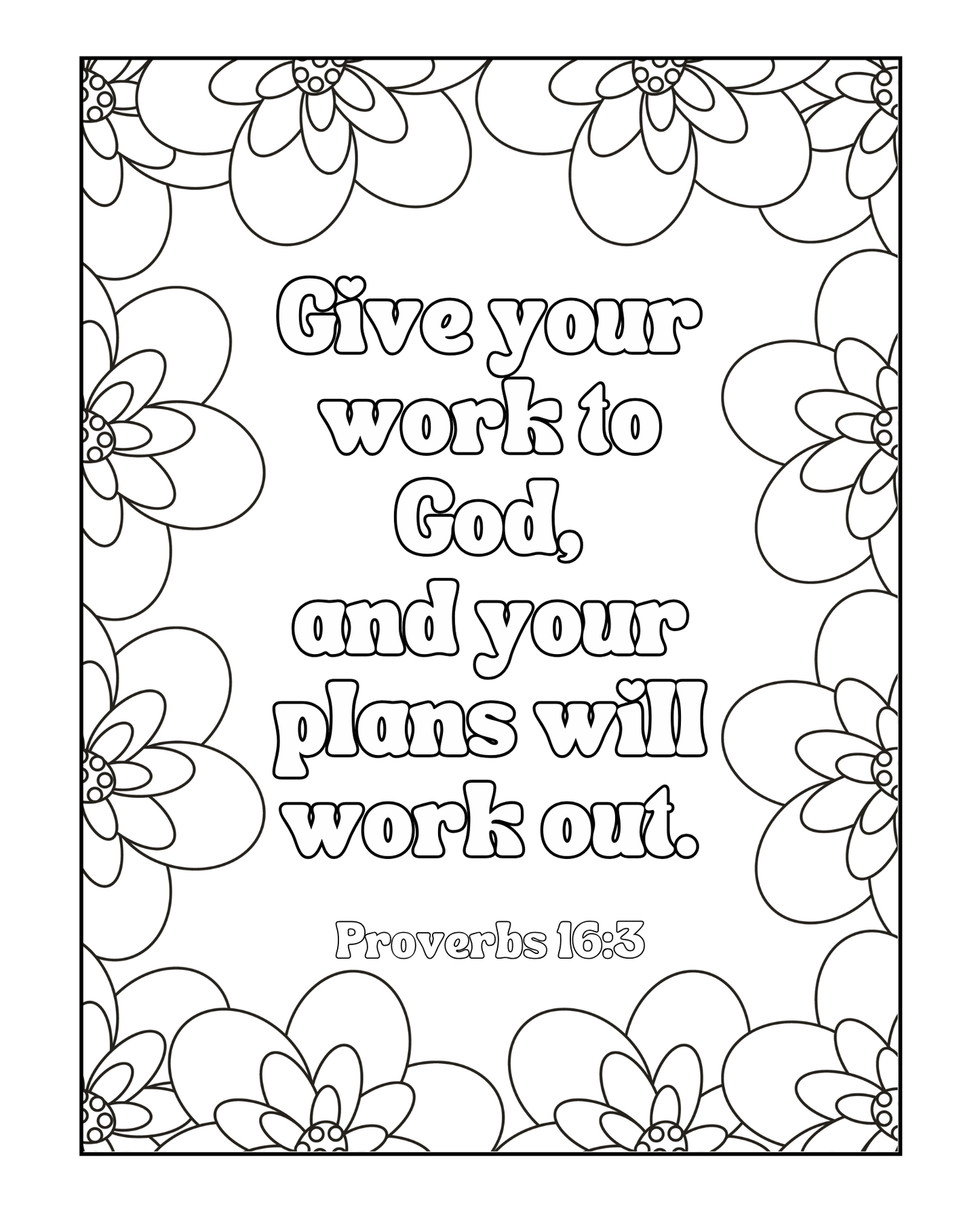 Walk By Faith: The Proverbs - An Inspirational Coloring Book