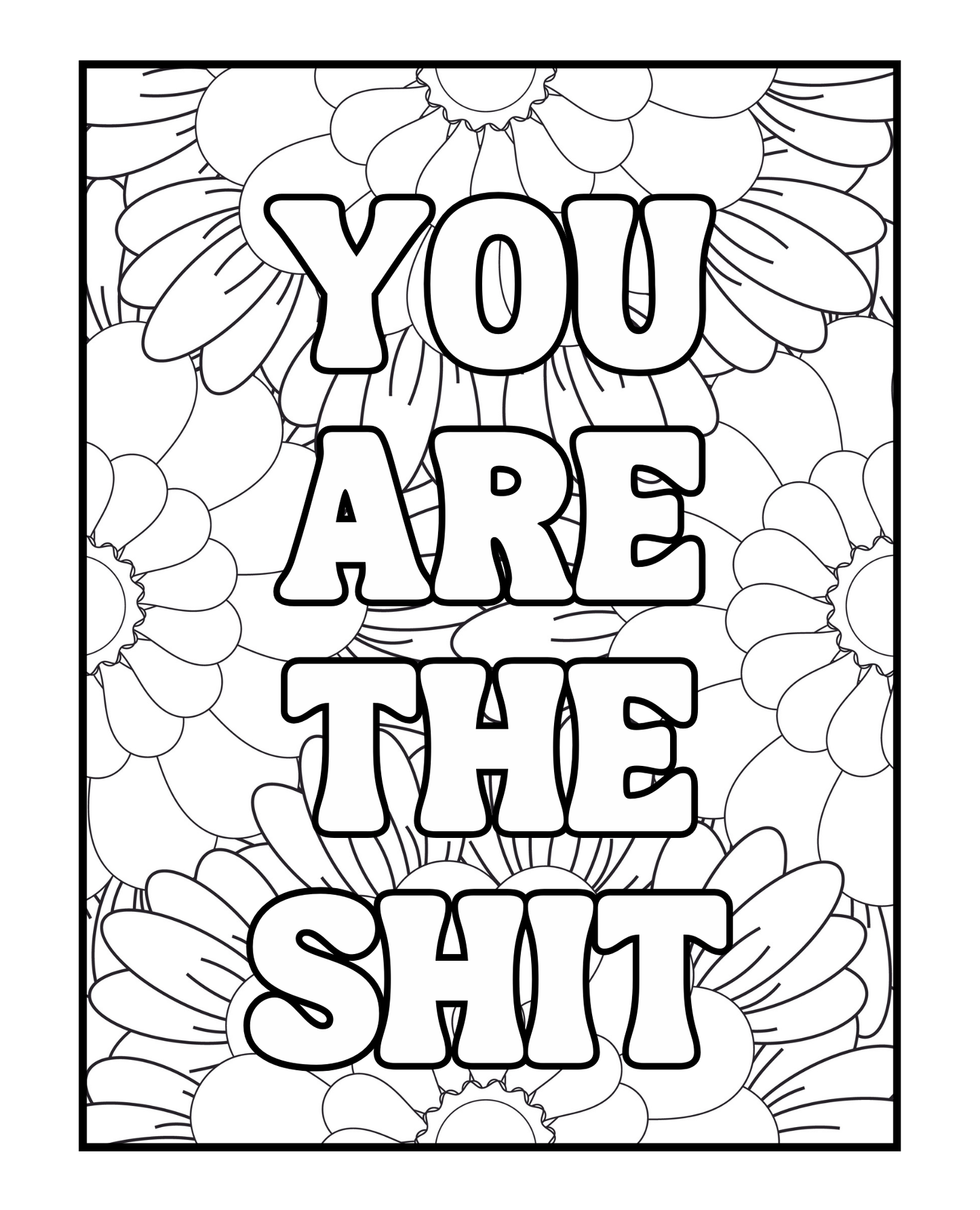 I Swear Because I Care Volume Two - A Sweary Adult Coloring Book
