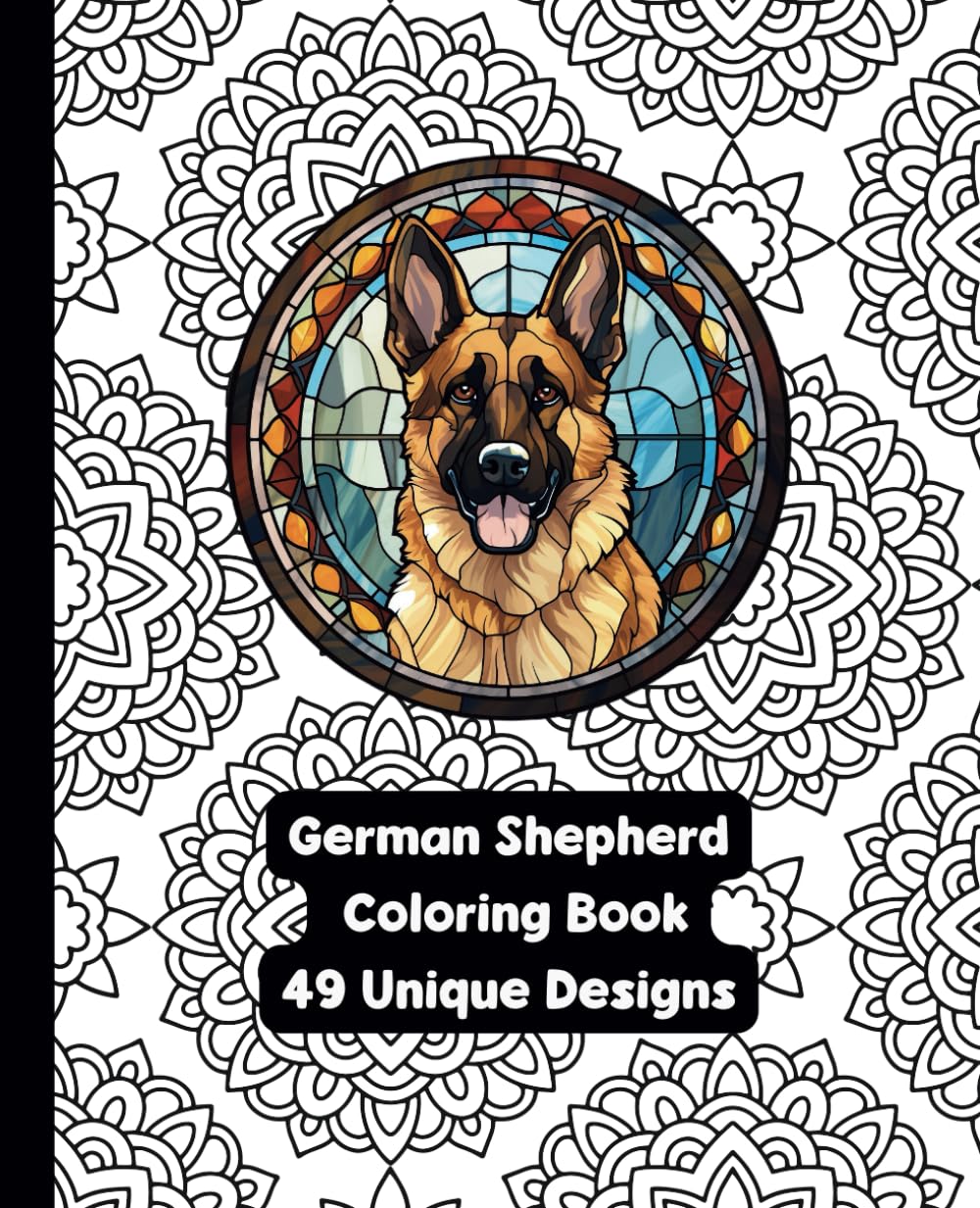 German Shepherd - Adult Coloring Book