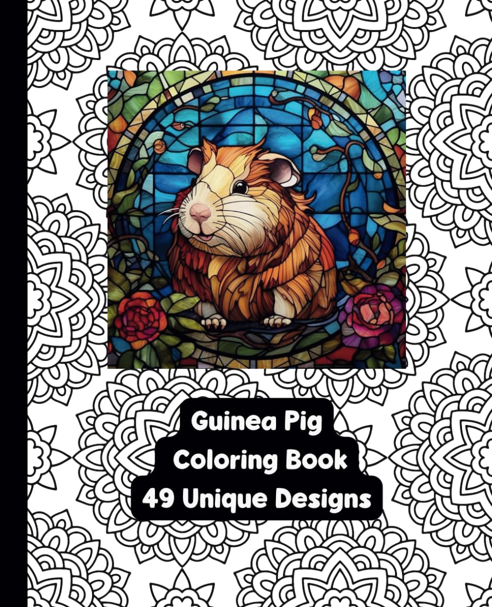 Guinea Pig - Adult Coloring Book