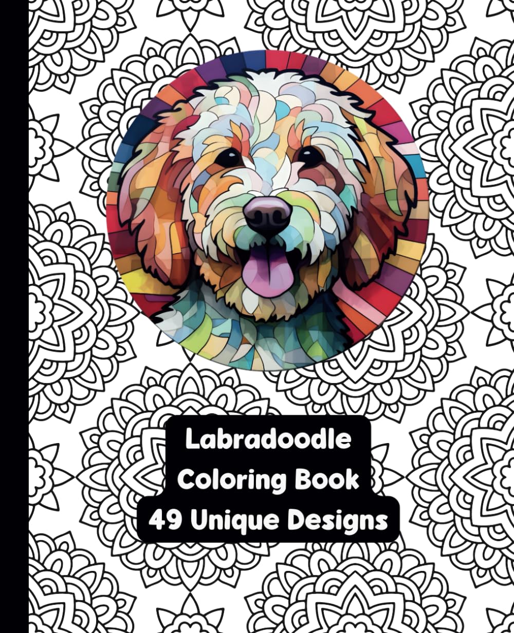 Labradoodle - Adult Coloring Book
