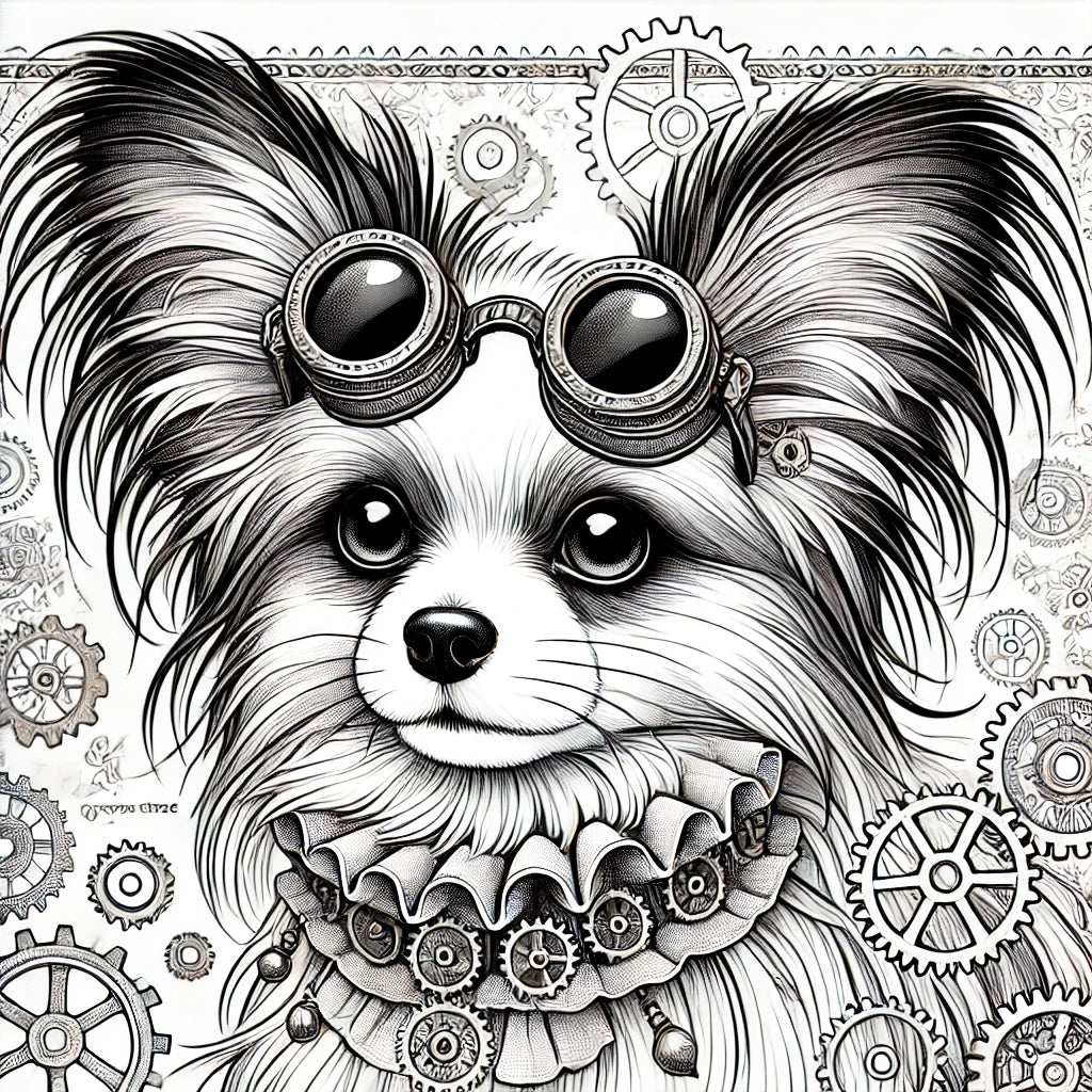 🌟 Gear Up for Creativity with Today's Steampunk Papillon Freebie! 🌟
