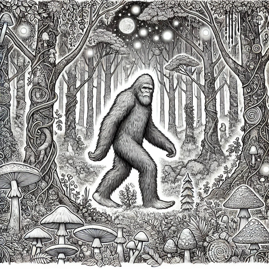 A Whimsical Walk in the Forest with Bigfoot
