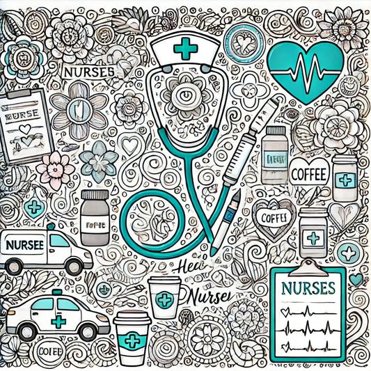 Celebrate Nurses with a Little Coloring Fun! 🩺💖