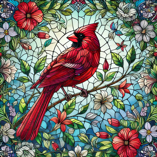 Color a Little Calm Today - Cardinal Style 🌺