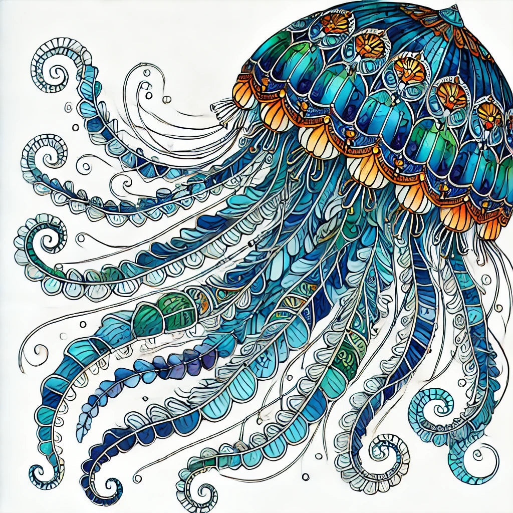 Explore the Beauty of Marine Life with Today’s Free Jellyfish Page