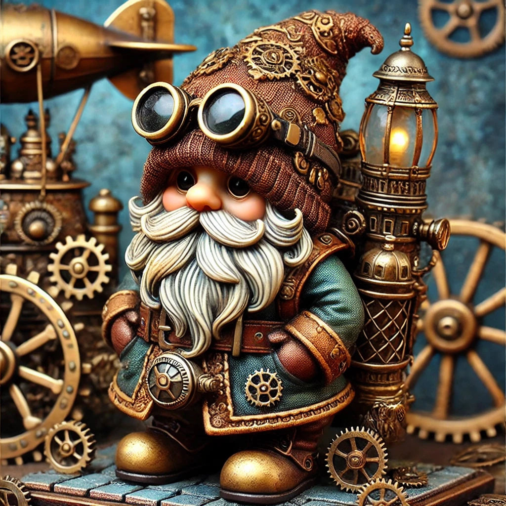 🕰️ Meet the Steampunk Gnome Explorer! 🕰️