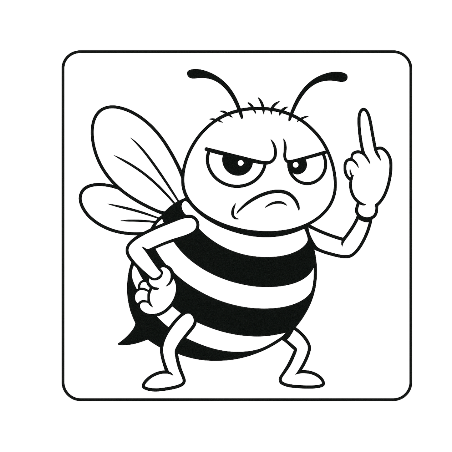 Middle Finger Madness Coloring Book