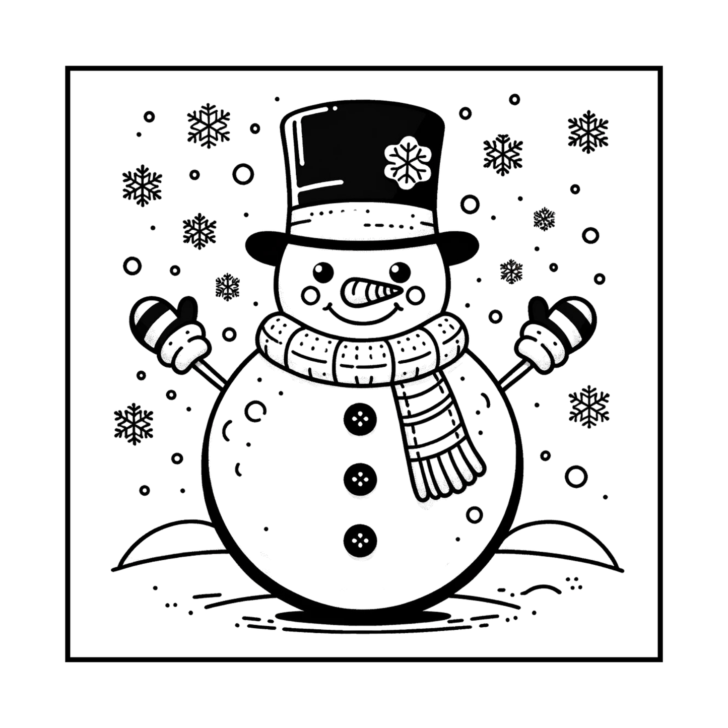 Frosty Friends Coloring Book