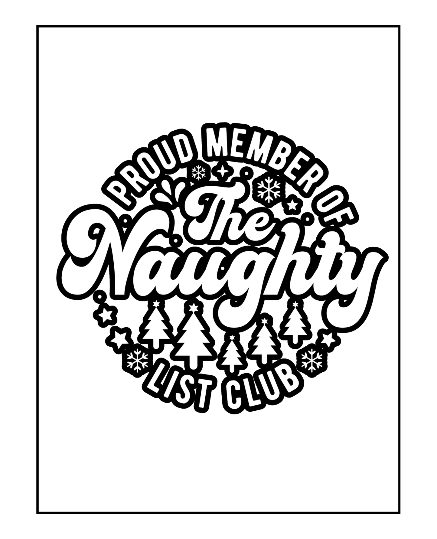 Merry Snarkmas - Sassy Bold and Easy Christmas Adult Coloring Book