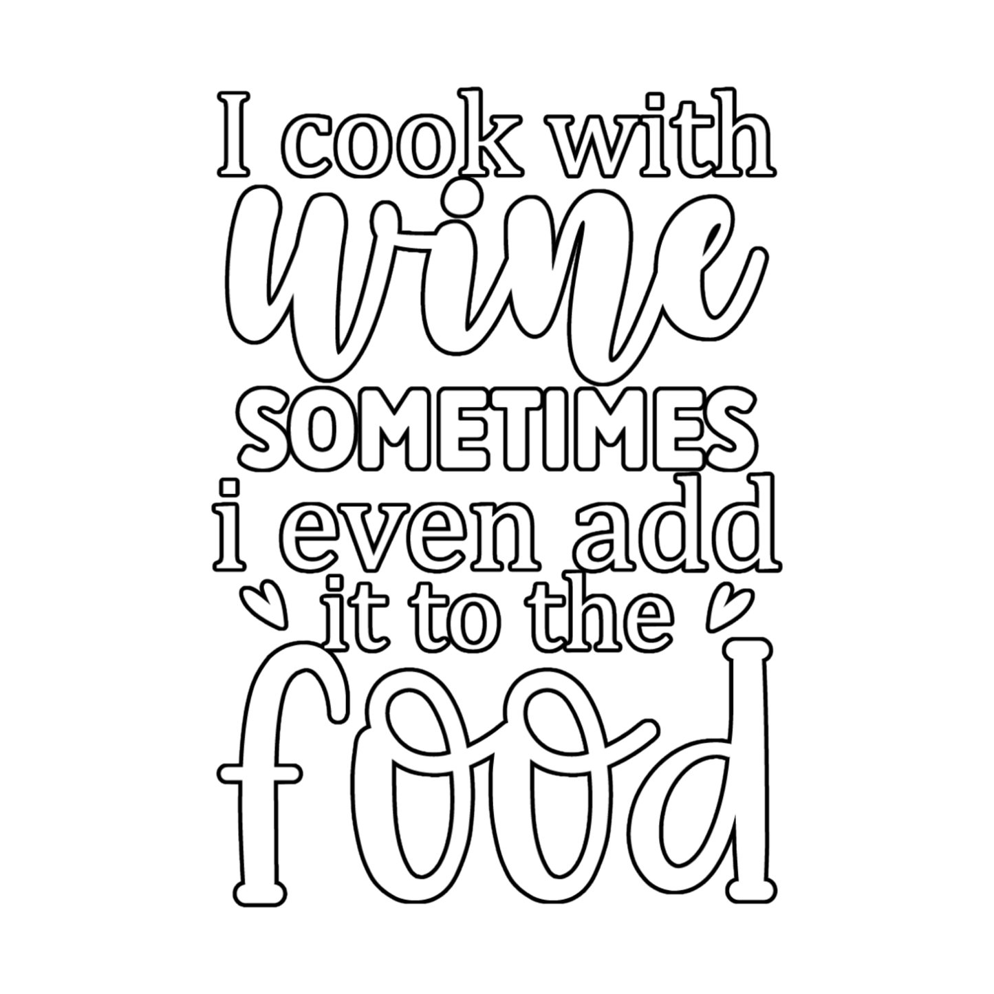 Wine Lover Coloring Book