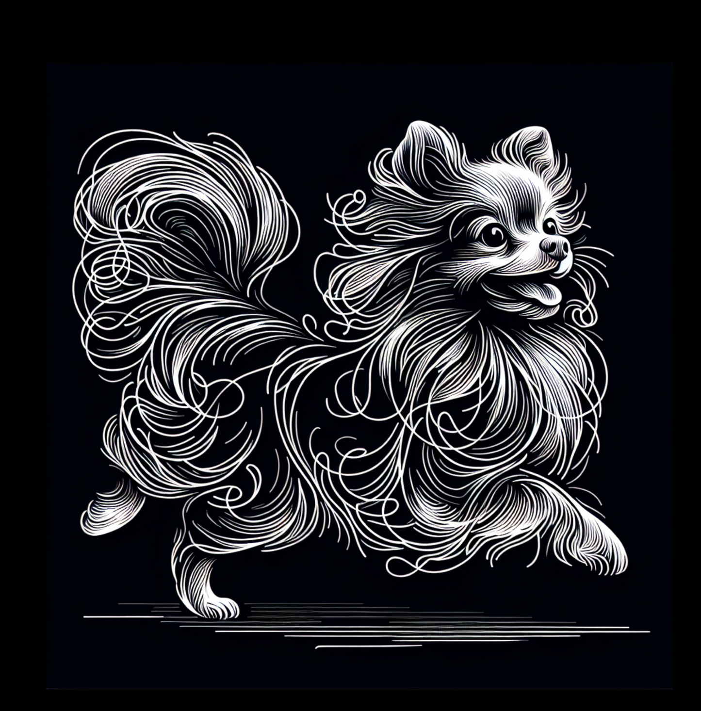 Blacklight Canine Creations Coloring Book