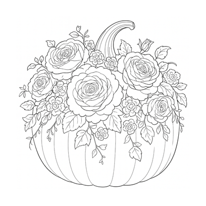 Pumpkin Season Coloring Book