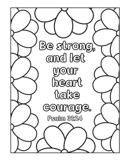 I Can Do All Things Through Christ Who Strengthens Me Coloring Book