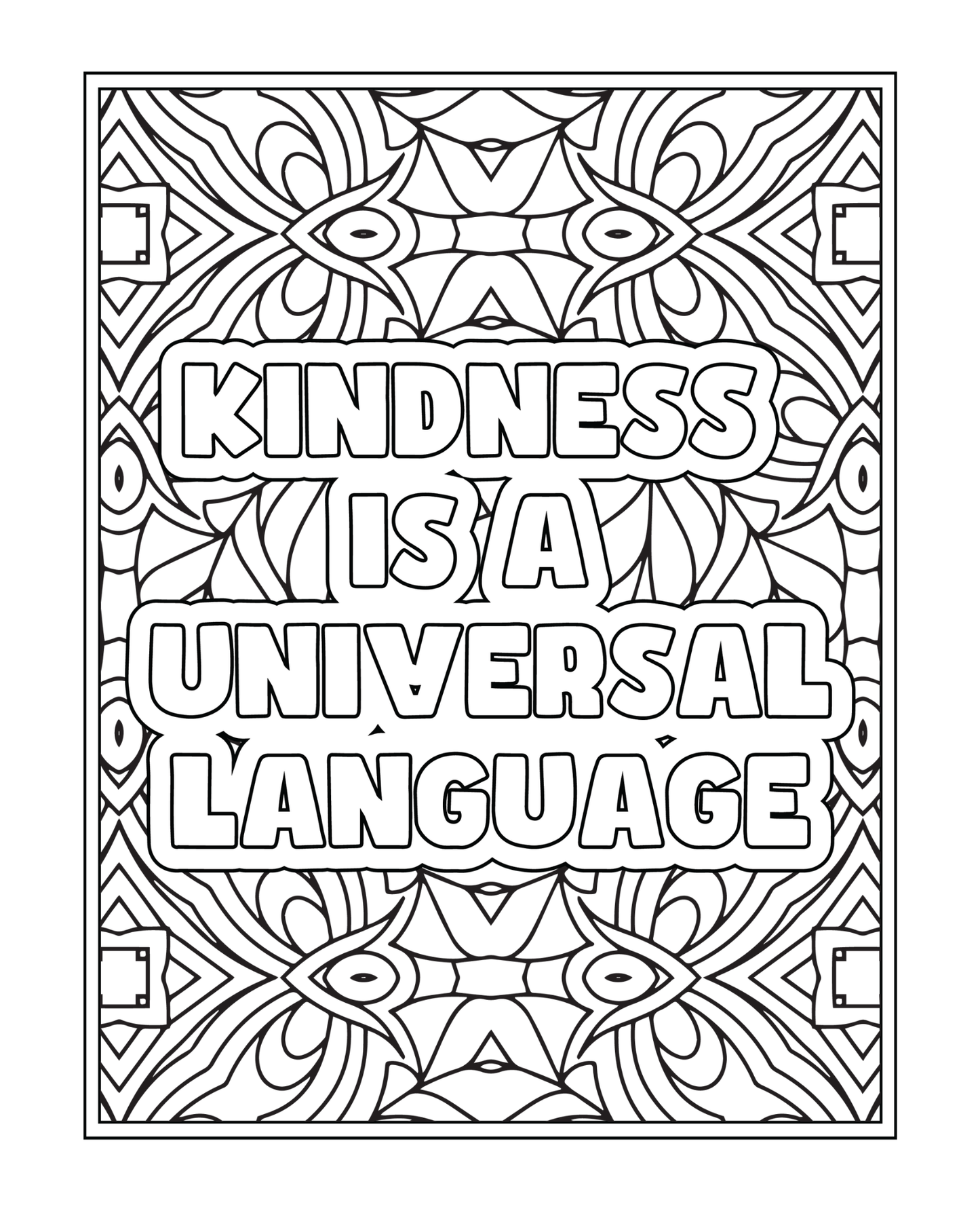 Kindness Begins With Me Coloring Book