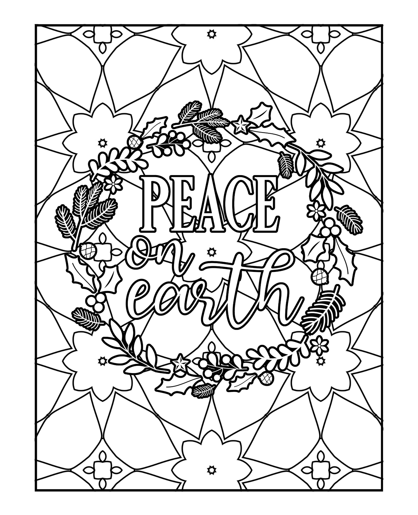 A Spirit-Filled Christmas Coloring Book