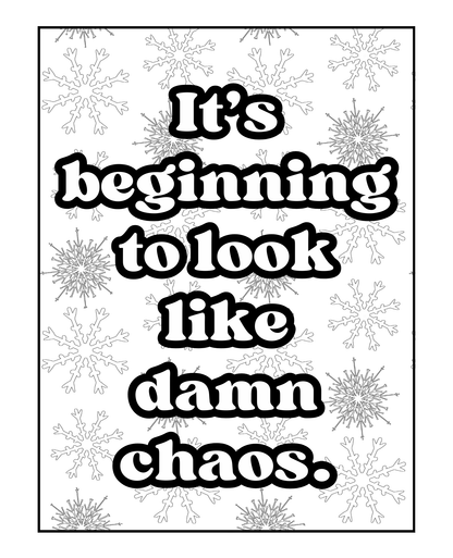 A Very Sweary Christmas Coloring Book