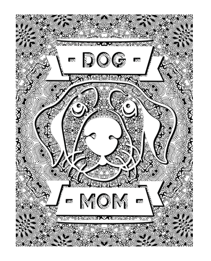 Dog Hair Is My Glitter Coloring Book