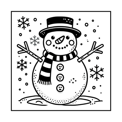 Frosty Friends Coloring Book