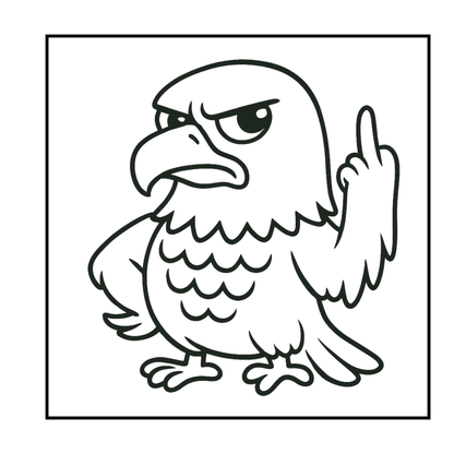 Middle Finger Madness Coloring Book