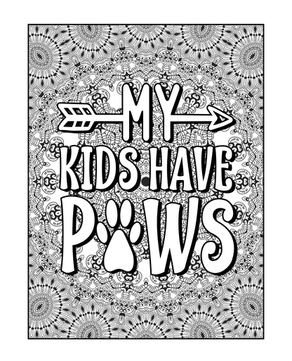 Dog Hair Is My Glitter Coloring Book