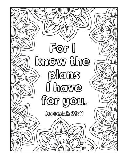 I Can Do All Things Through Christ Who Strengthens Me Coloring Book