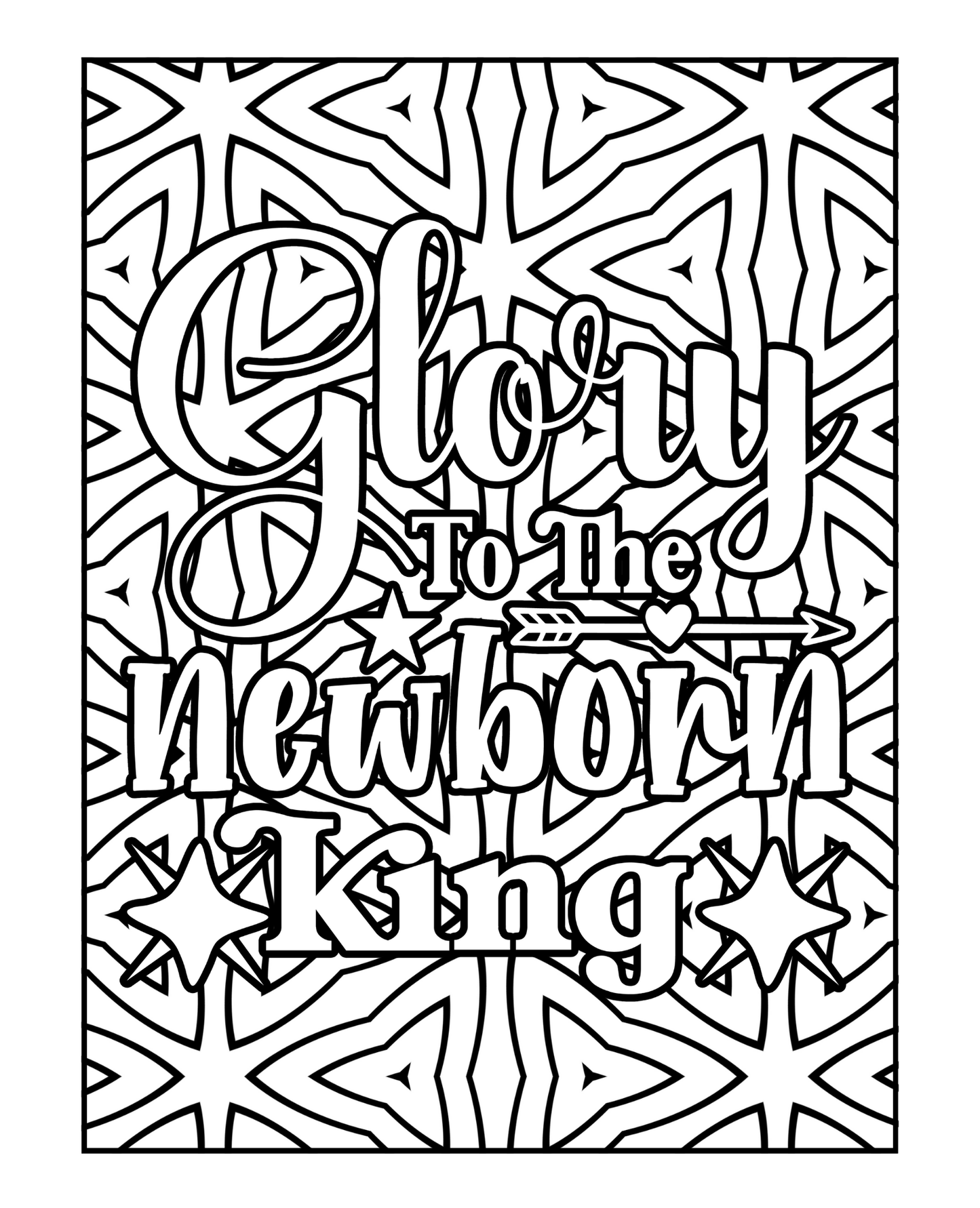 A Spirit-Filled Christmas Coloring Book