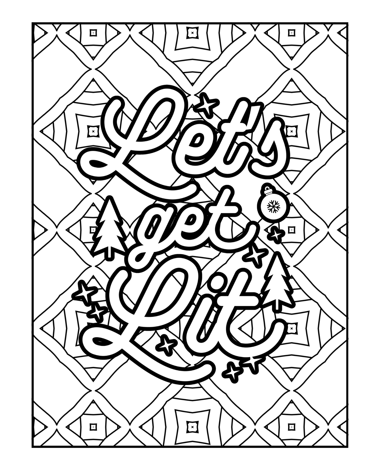 Merry Snarkmas Coloring Book