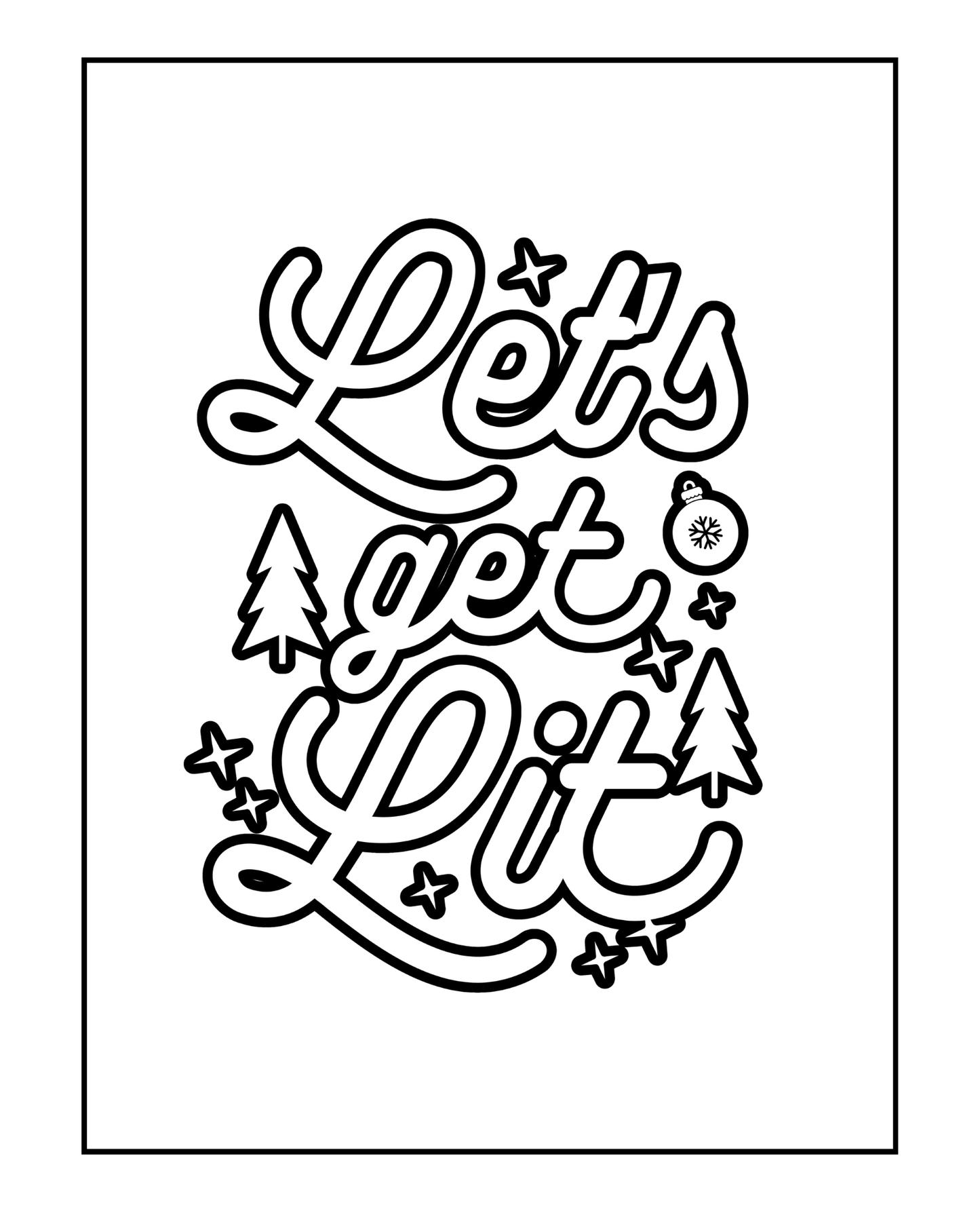 Merry Snarkmas - Sassy Bold and Easy Christmas Adult Coloring Book