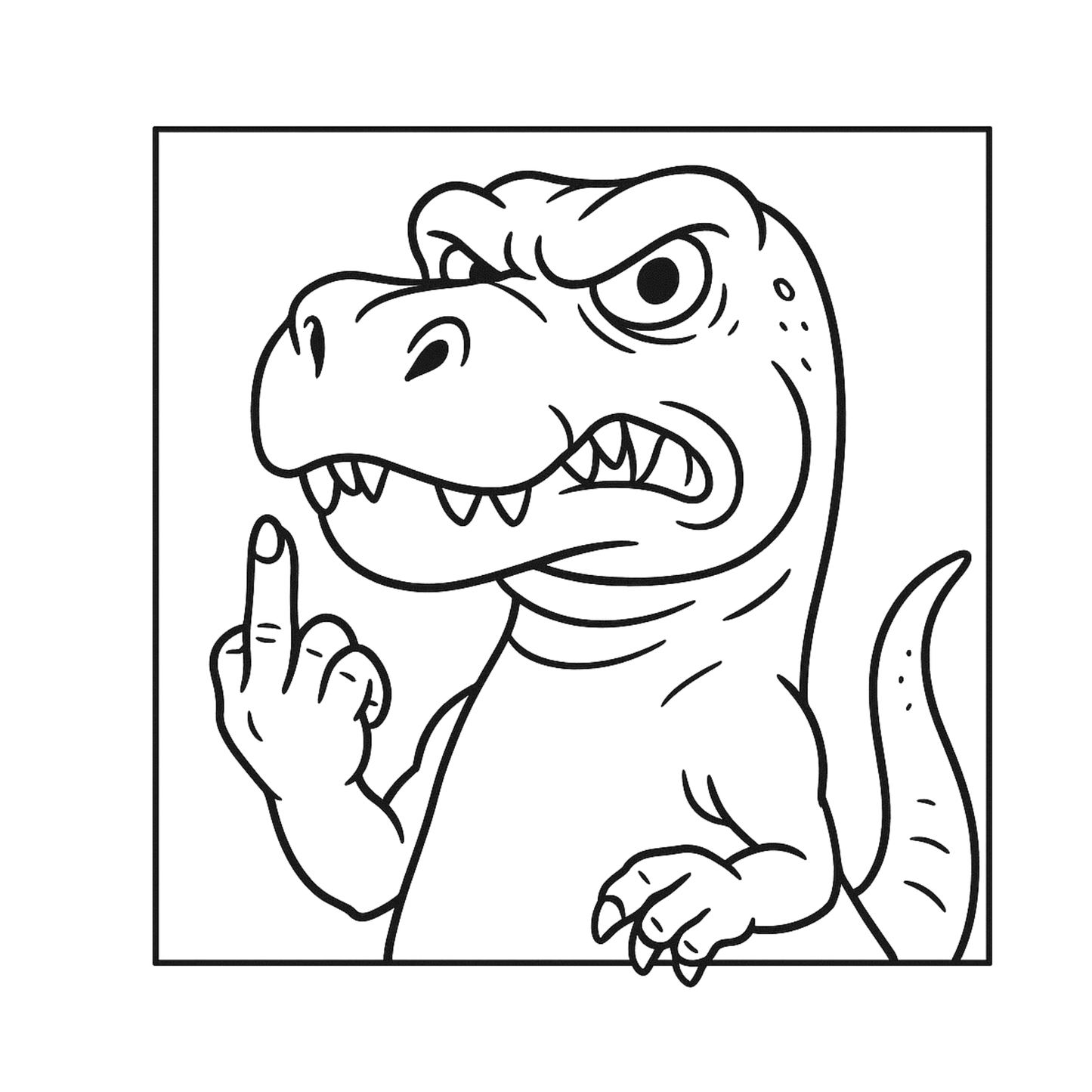 Middle Finger Madness Coloring Book