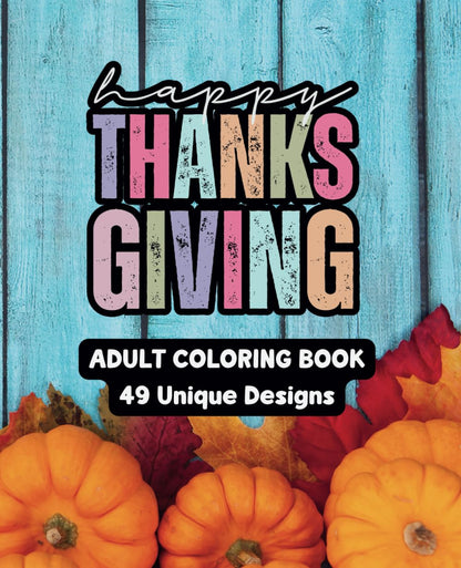 Happy Thanksgiving Coloring Book